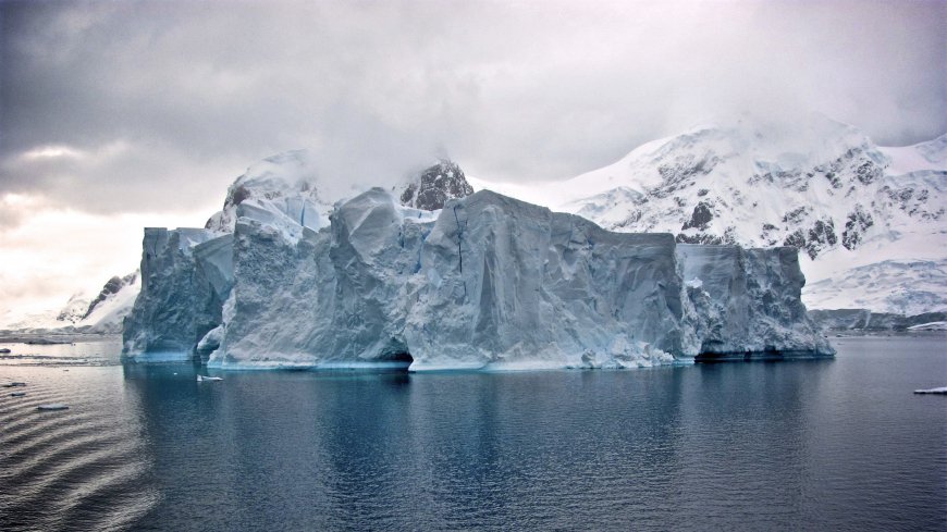 南极冰川自然风景壁纸