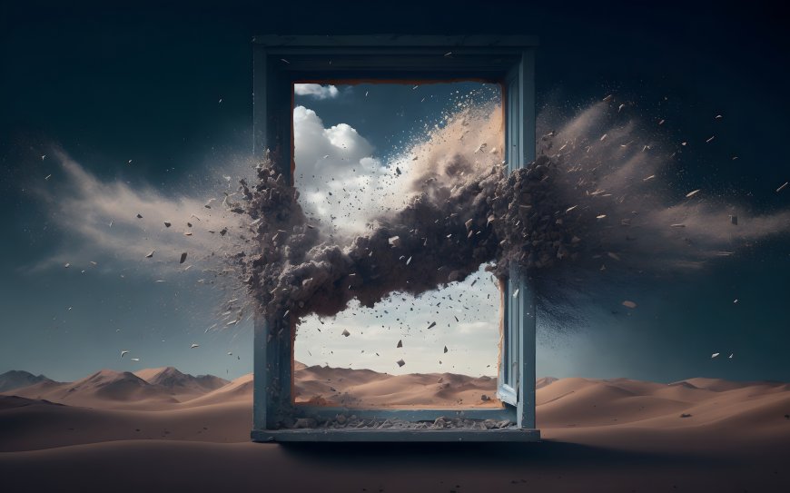 风景 沙漠 沙丘 爆炸 窗户 抽象 沙子